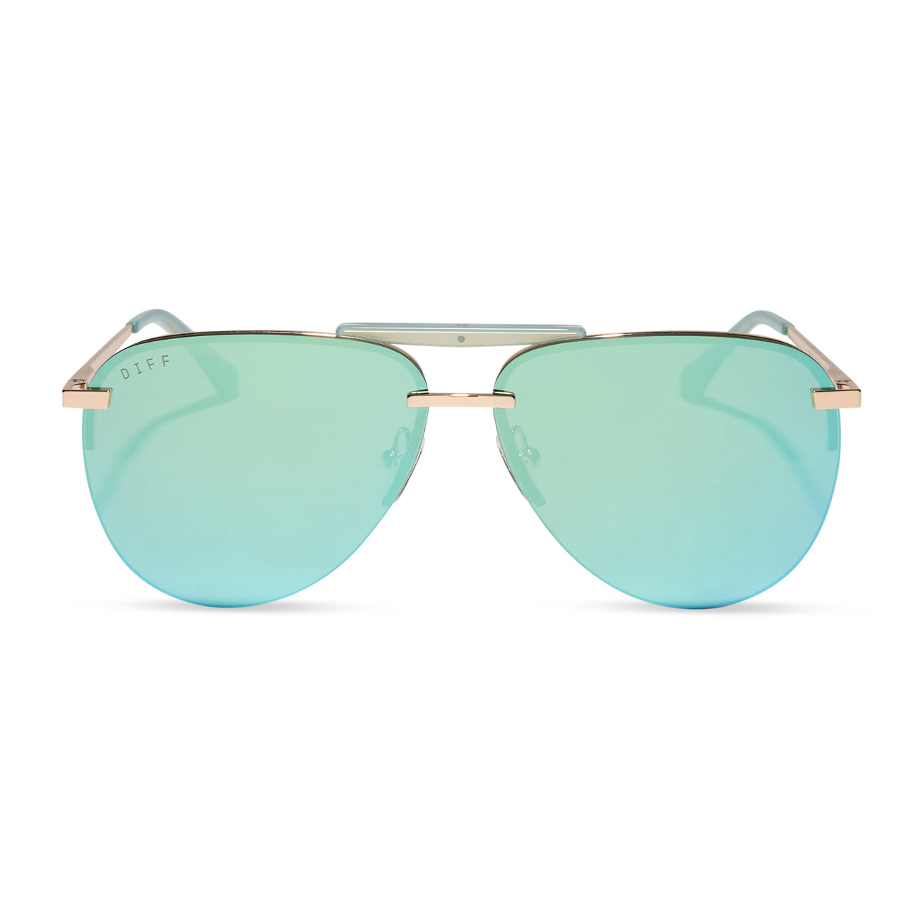 DIFF Eyewear “Tahoe” - Aquatic Awe Aquatic Awe Mirror Sunglasses