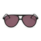 DIFF Eyewear “Tosca II” Black Aubergine Sunglasses