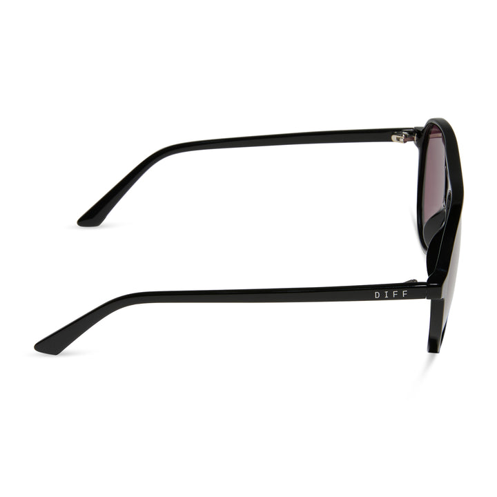 DIFF Eyewear “Tosca II” Black Aubergine Sunglasses