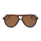 DIFF Eyewear “Tosca III” - Sequoia Tortoise + Brown Sunglasses