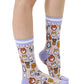 Living Royal Women's Bamboo Crew Socks - Dogs