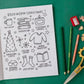 Pippi Post “Merry Bookmas” Holiday Coloring Book