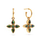 Capucine de Wulf Aurora Hoop Earrings with Double Sided Charm-Abalone/MOP