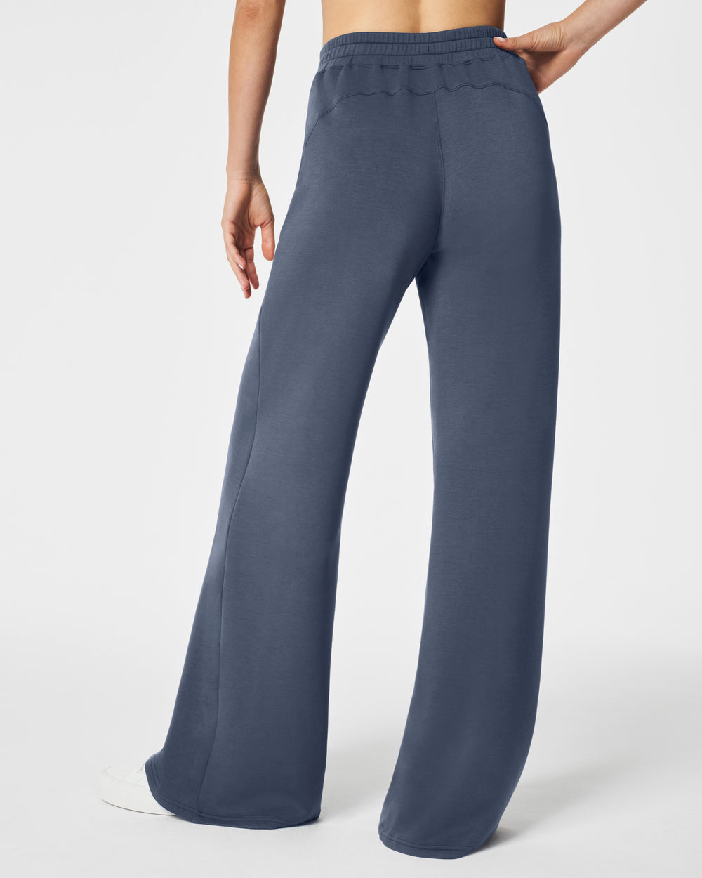 Spanx Air Essentials Wide Leg Pant-Dark Storm