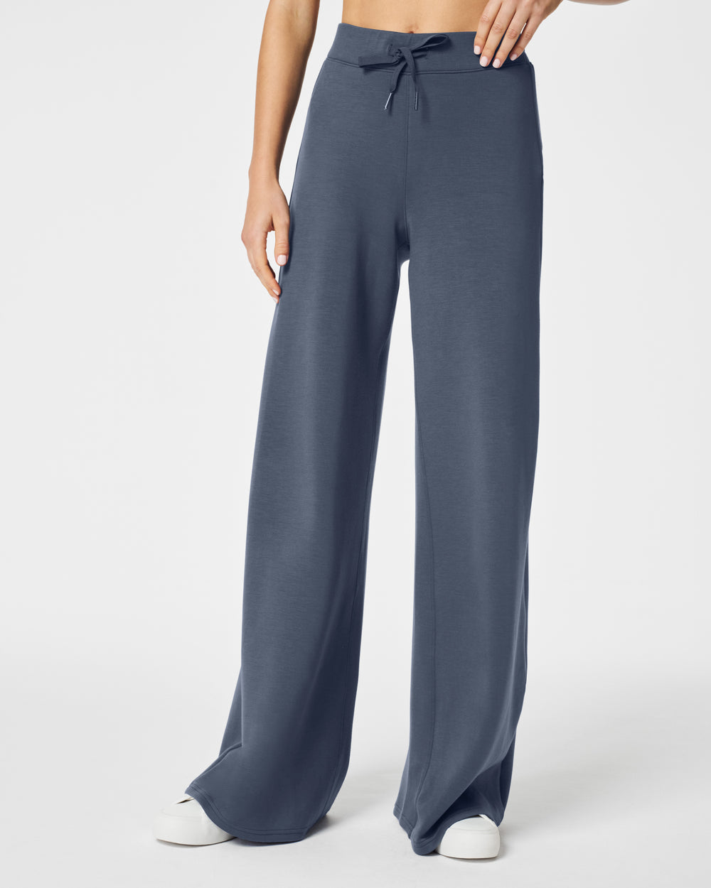 Spanx Air Essentials Wide Leg Pant-Dark Storm