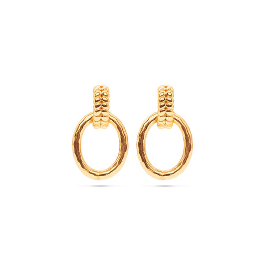 Capucine de Wulf “Cleopatra Regal” Link Earrings - Gold