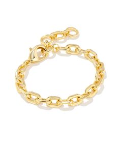 Kendra Scott Korinne Chain Bracelet-Gold