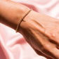LeMel Everyday Stretch Bracelet with Cross Charm -Standard 6.5"