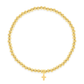 LeMel Everyday Stretch Bracelet with Cross Charm -Standard 6.5"