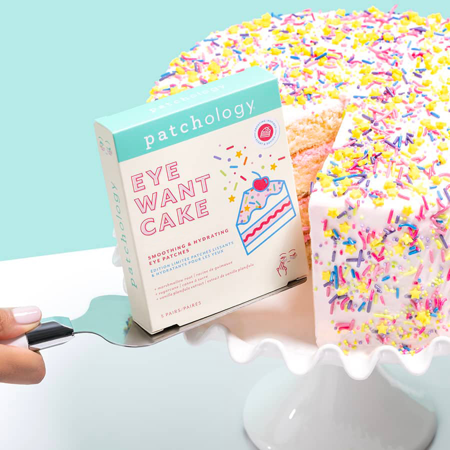 Patchology "Eye Want Cake" Smoothing & Hydrating No-Slip Eye Patches (5 pairs)