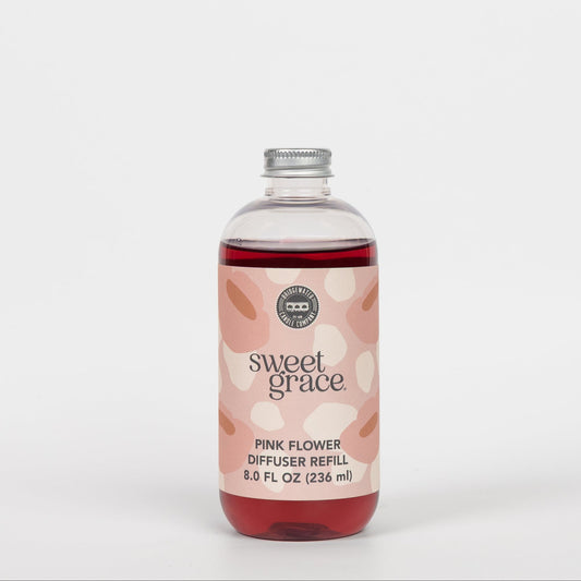 Bridgewater Candle Co. "Sweet Grace" Pink Flower Diffuser Oil Refill