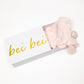 Bei Bei Ruffle Knit Blanket- Petal Pink
