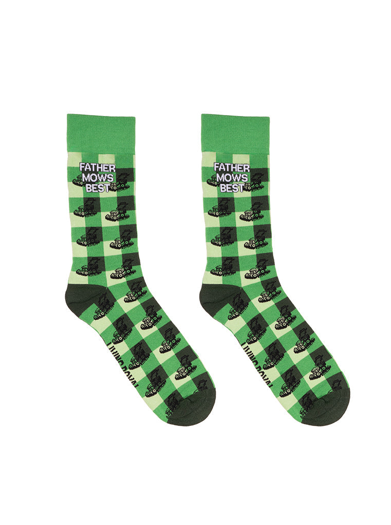 Living Royal Men's Bamboo Crew Socks-Father Mows Best