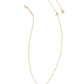 Kendra Scott Framed Tess Satellite Pendant Necklace-Gold Luster Rose Pink Opal