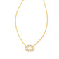 Kendra Scott Elisa Crystal Frame Pendant Necklace- 5 Colors