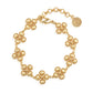 Capucine de Wulf “Berry Clover” Linear Bracelet, 7"+2" - Gold
