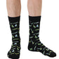 Living Royal Men's Bamboo Crew Socks-Fishing Lures
