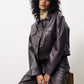 FRNCH "Calixa" Jacket- Chocolate