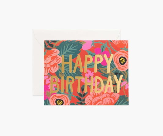 Rifle Paper Co. "Poppy Birthday" Birthday Card