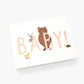 Rifle Paper Co. "Baby!" Card (Peach)