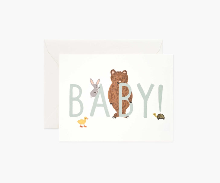 Rifle Paper Co. "Baby!" Card (Mint)