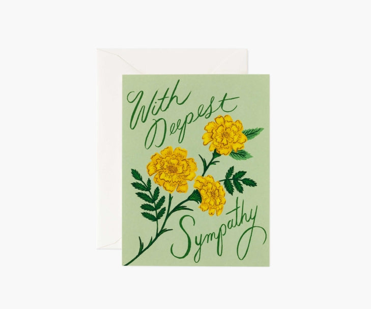 Rifle Paper Co. "Marigold Sympathy" Card