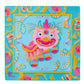 Oh My Mahjong Mahjong Mat-Pink Dragon x Glitter Ville