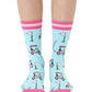Living Royal Women's Bamboo Crew Socks - Golf