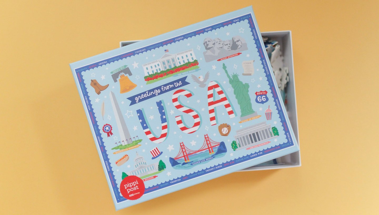 Pippi Post "Greetings from the USA" Puzzle