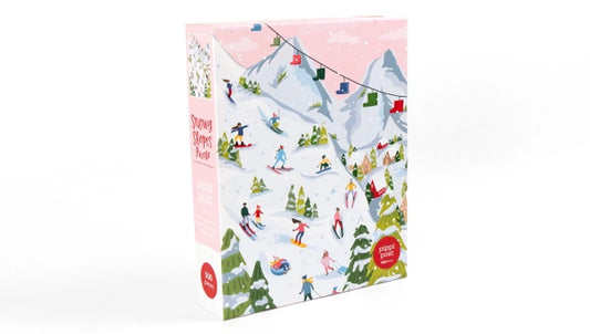 Pippi Post “Snowy Slopes” - 500 Piece Holiday Jigsaw Puzzle