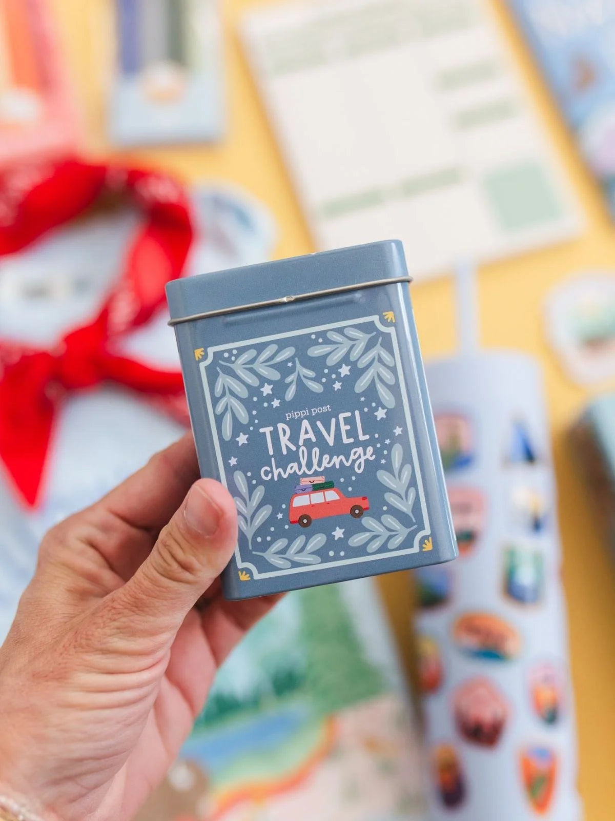 Pippi Post "Travel Challenge" Tin of Cards