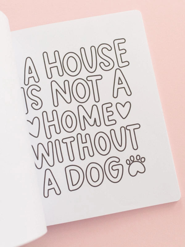Pippi Post "Dog Lover" Coloring Book