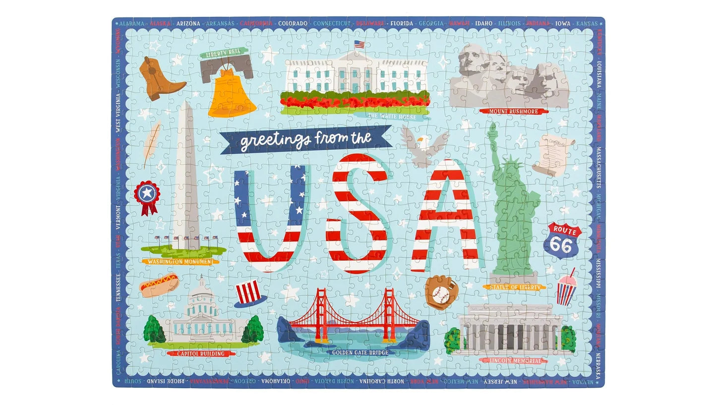 Pippi Post "Greetings from the USA" Puzzle