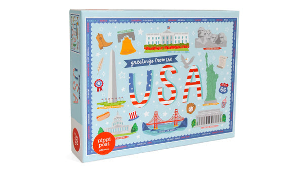 Pippi Post "Greetings from the USA" Puzzle