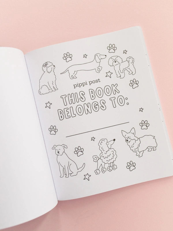 Pippi Post "Dog Lover" Coloring Book