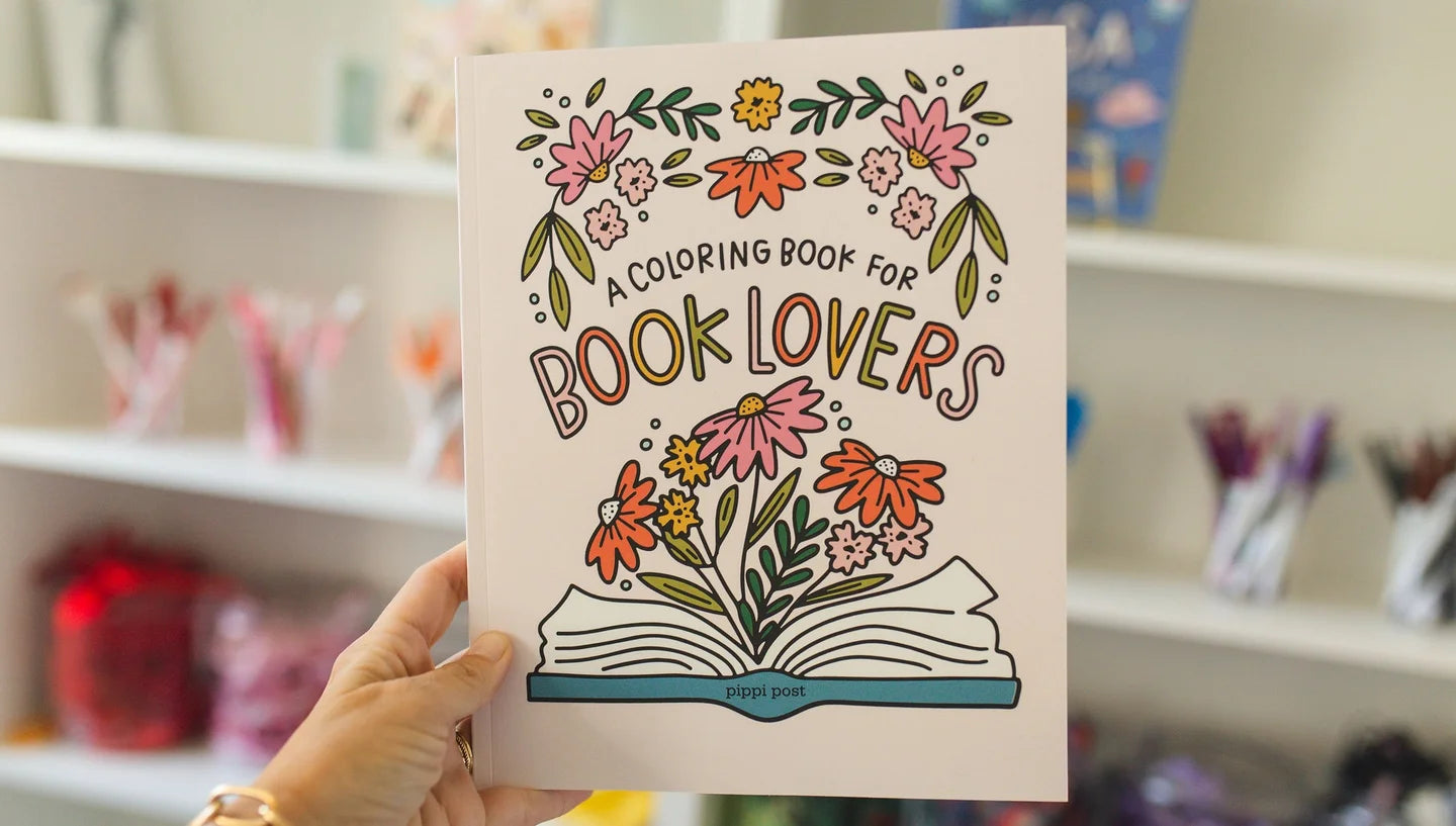 Pippi Post "Book Lovers" Coloring Book