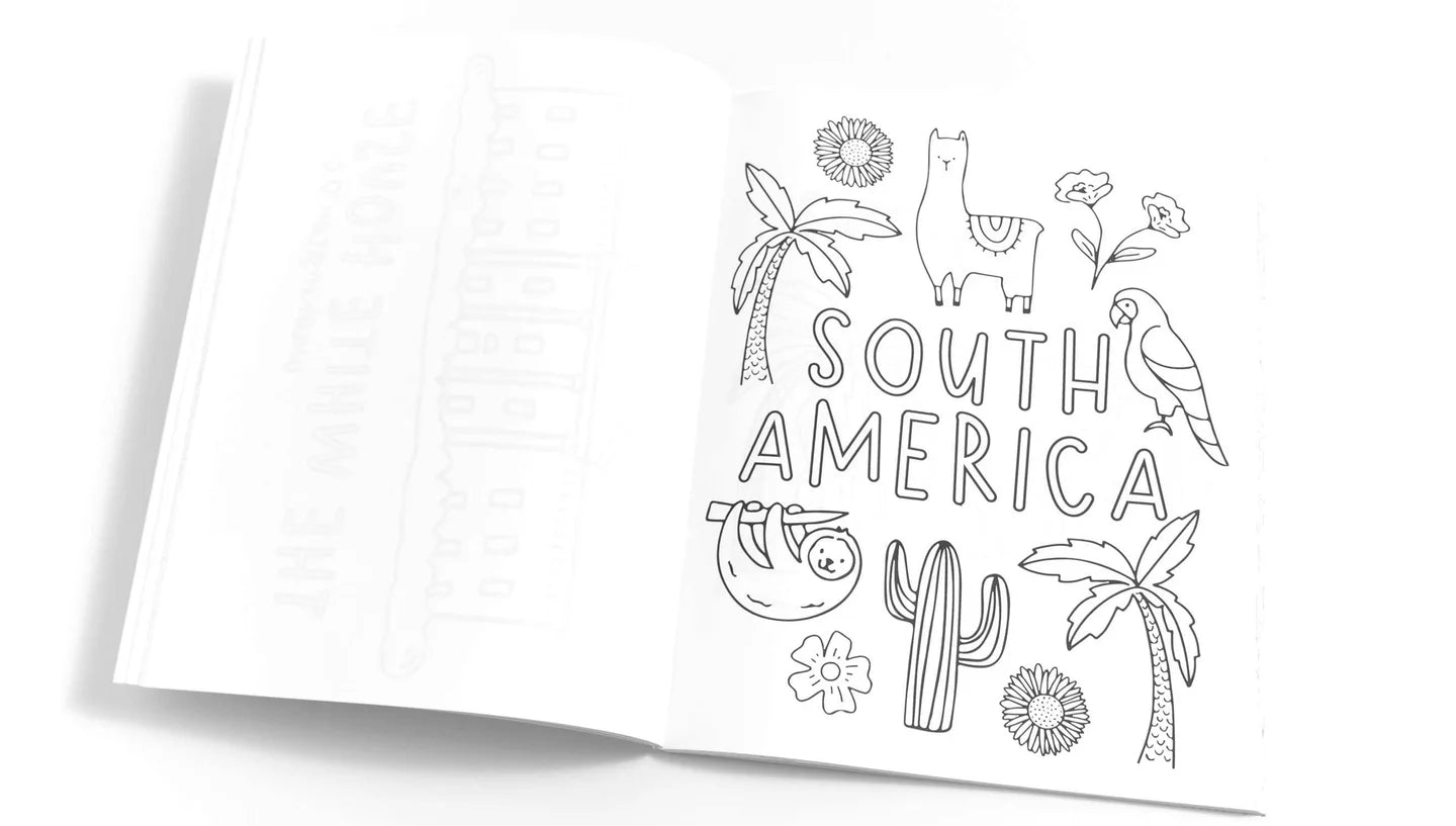 Pippi Post "Travel the World" Coloring Book