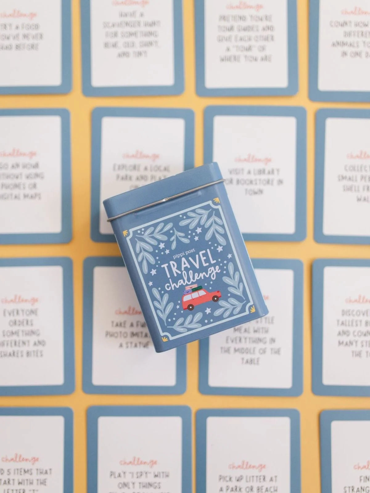 Pippi Post "Travel Challenge" Tin of Cards