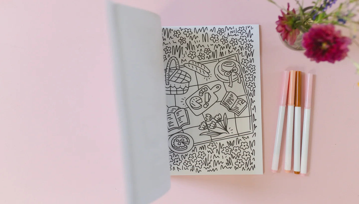 Pippi Post "Book Lovers" Coloring Book