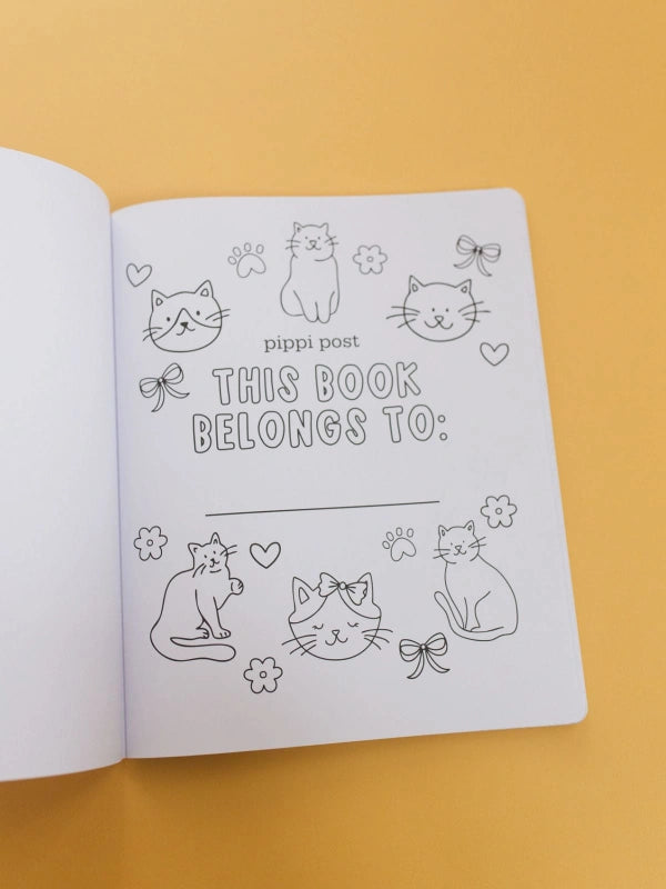 Pippi Post "Cat Lover" Coloring Book