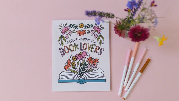 Pippi Post "Book Lovers" Coloring Book