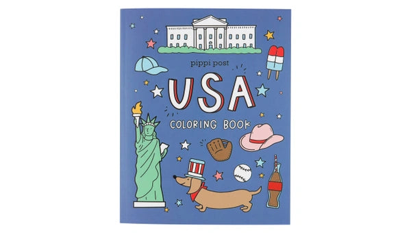 Pippi Post "USA" Coloring Book