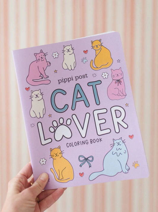 Pippi Post "Cat Lover" Coloring Book