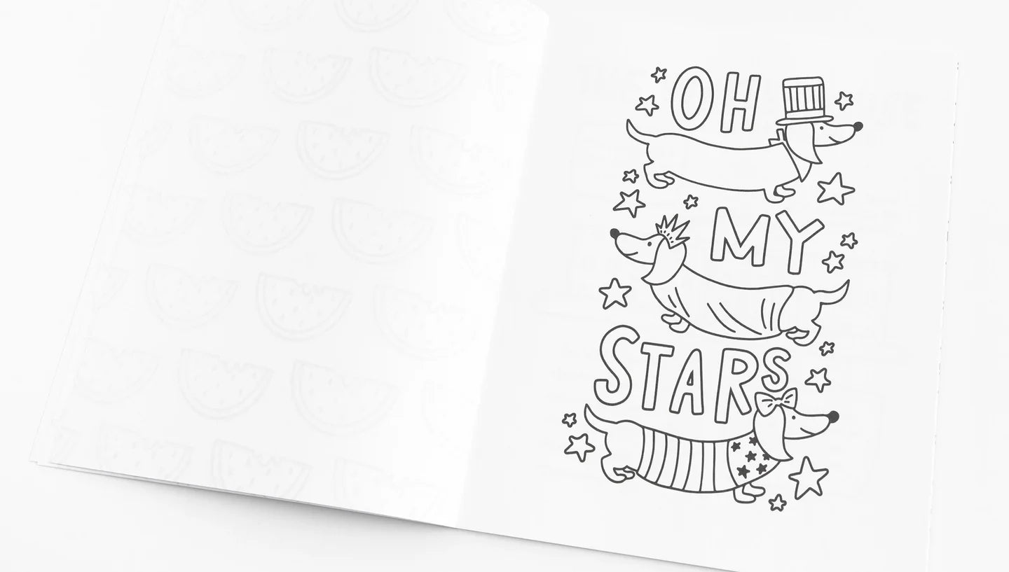 Pippi Post "USA" Coloring Book