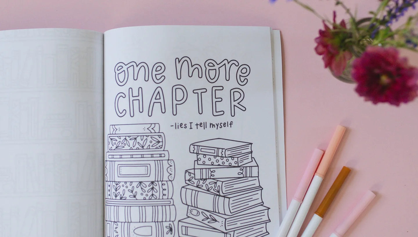 Pippi Post "Book Lovers" Coloring Book