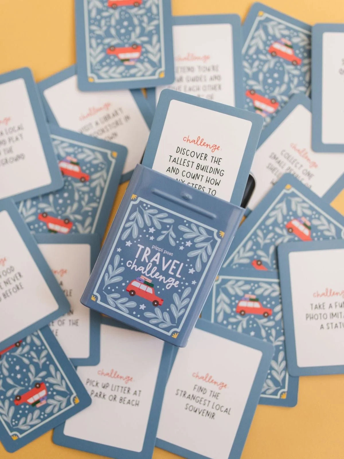 Pippi Post "Travel Challenge" Tin of Cards