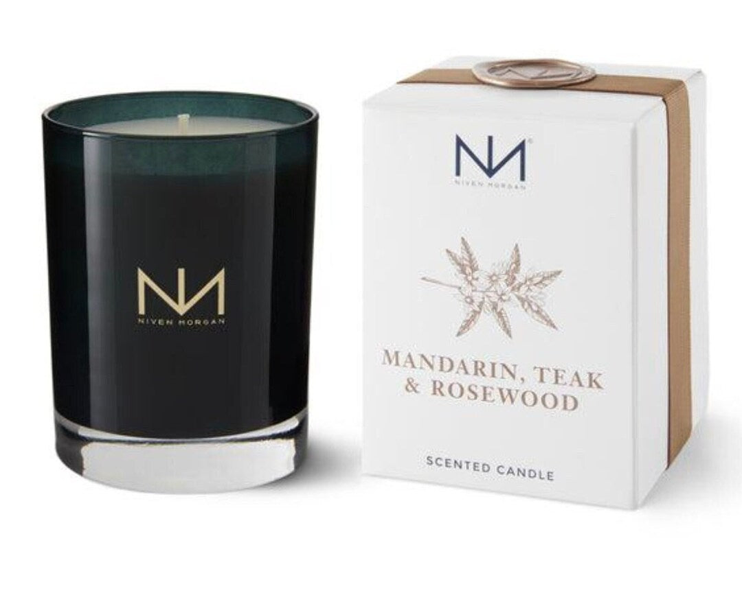 Morgan Cundle Niven Morgan “Mandarin Teak & Rosewood” Candle – Adelaide's Boutique