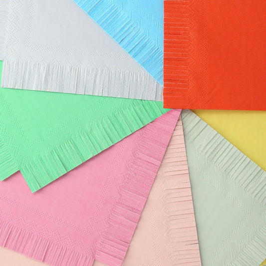 Meri Meri Assorted Bright Small Napkins-Pack of 16
