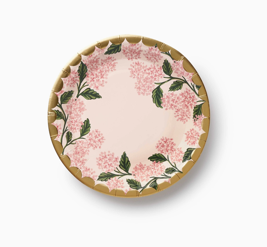 Rifle Paper Co. "Pink Hydrangea" Small Plates