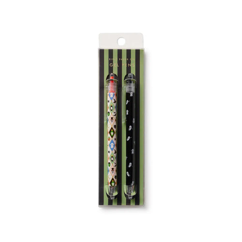 Rifle Paper Co. "Halloween Argyle" Gel Pen (Set of 2)